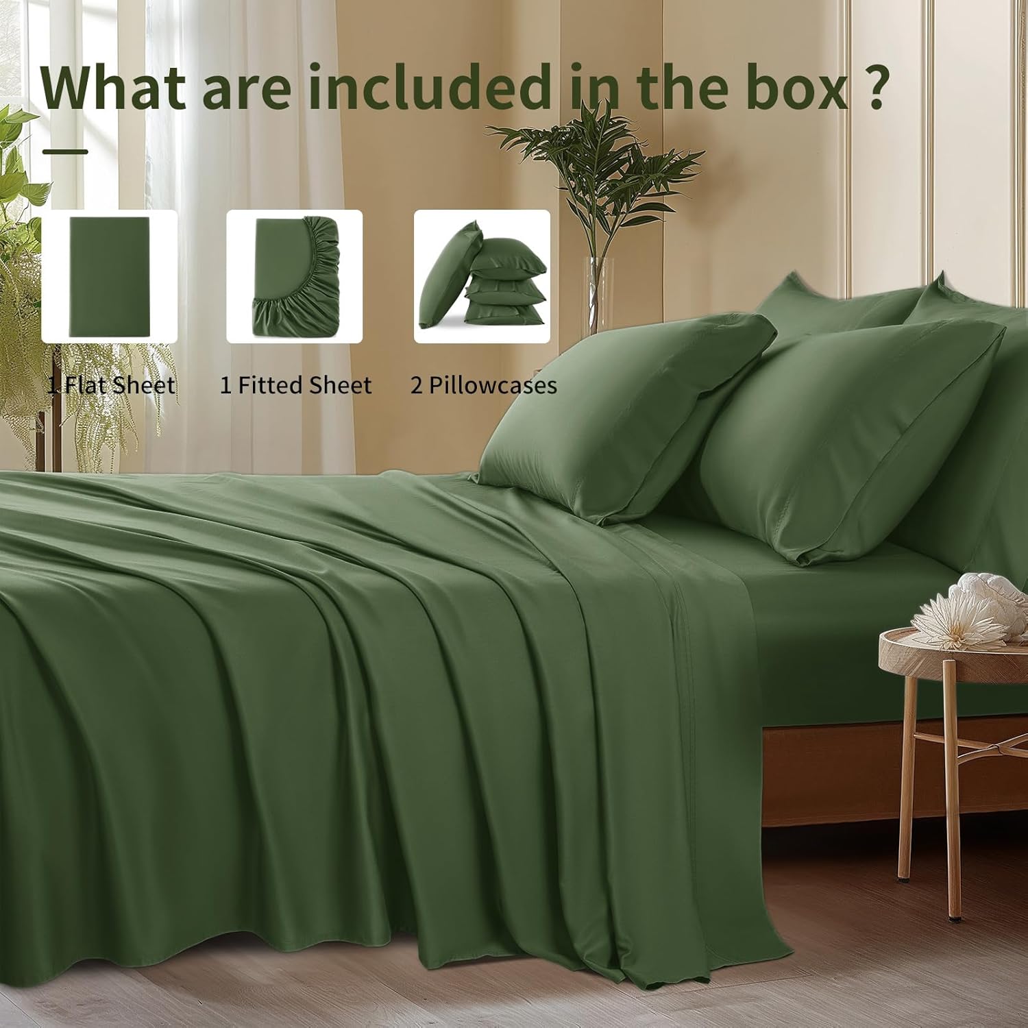 Conjunto de Cama em Bambu