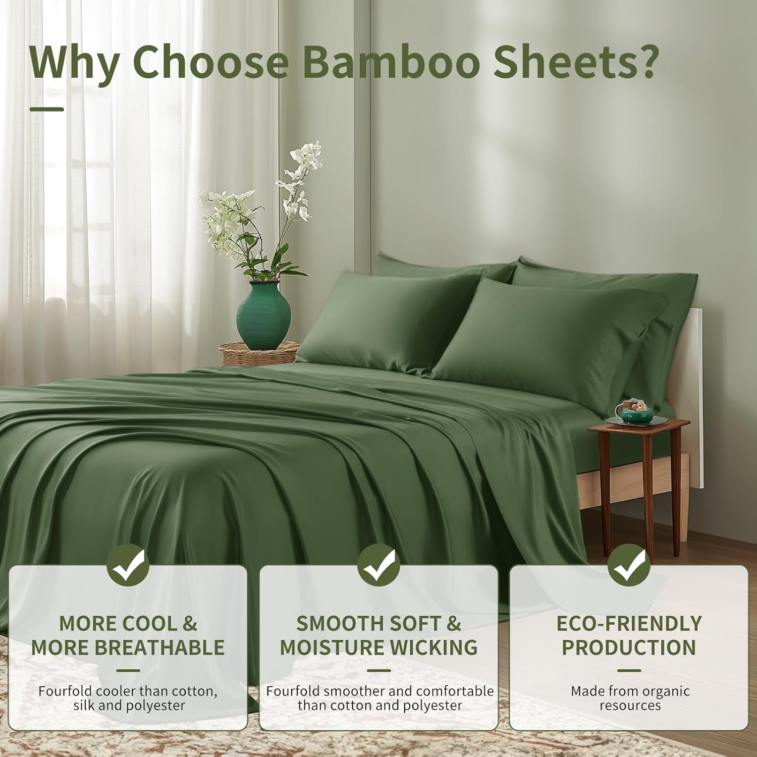 Conjunto de Cama em Bambu