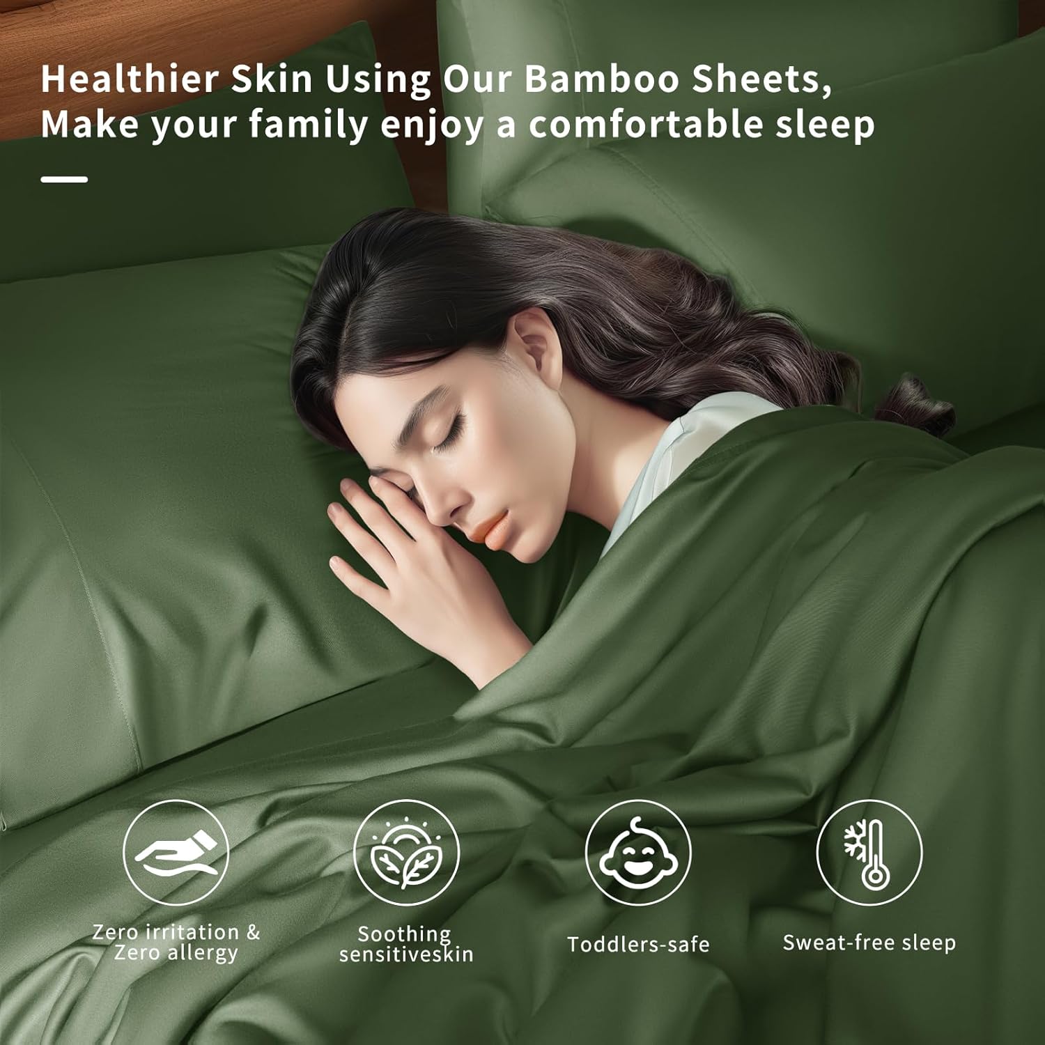 Conjunto de Cama em Bambu